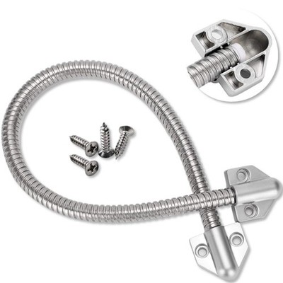 1-Pack 16'' Stainless Steel Door Wire Conduit Flexible Door Cable Protector