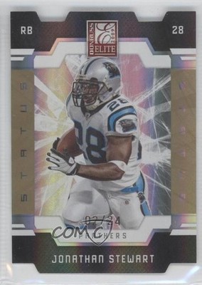 2009 Donruss Elite Status Gold Die-Cut 2/24 Jonathan Stewart #16 0f8
