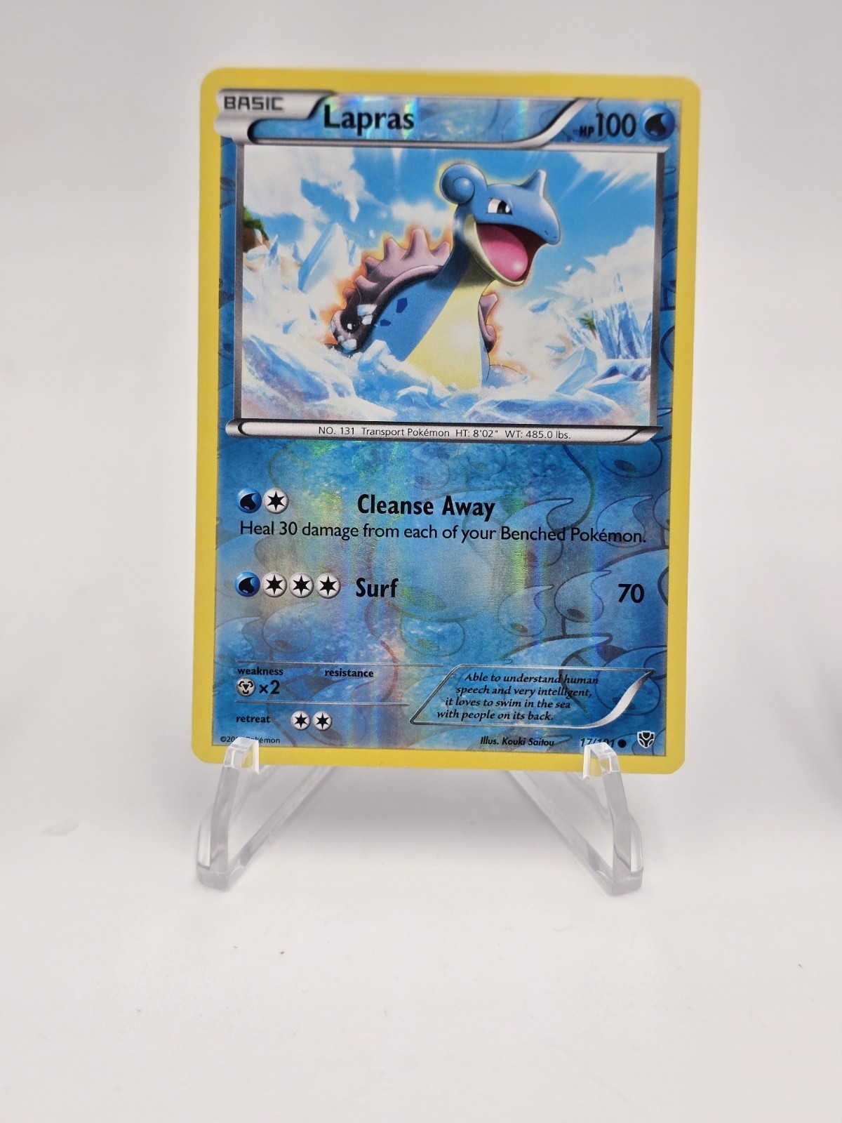 Lapras 17/101 Plasma Blast Reverse Holo