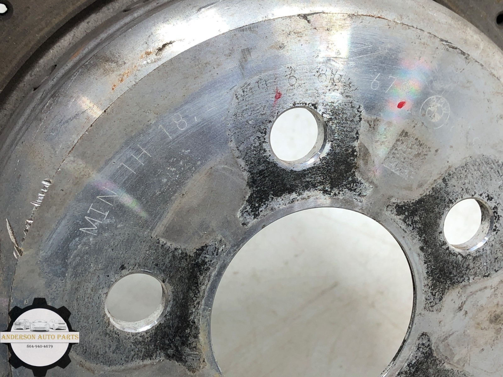 2014-2020 BMW i8 REAR BRAKE DISC ROTOR SET X2 OEM #NOTES