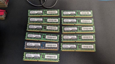 Lot 11x Black Diamond 8GB DDR3-1333 ECC REG RDIMM (88GB)