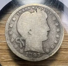 1893-P Barber Quarter - Actual Coin Shown - Free Shipping & Tracking INV#619