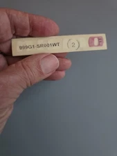 OEM NEW Genuine Nissan "NISMO" Sticker Decal 3 1/4 X 3/8 White 999G1-SR001WT