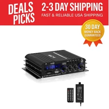 HiFi 4.1 Channel Audio Power Amplifier with Remote & Independent Volume Controls