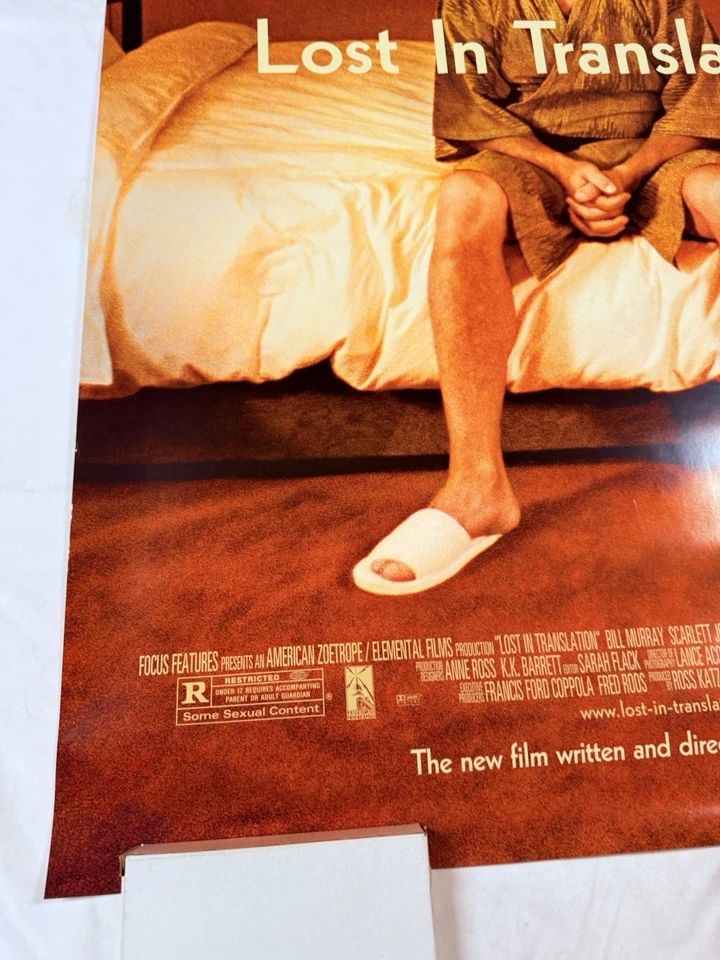 2003 Lost In Translation Mint Original 27x40 Movie Poster Bill Murray Version - Bild 3 von 4