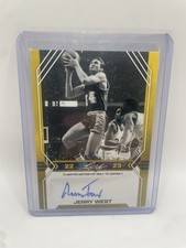 Jerry West #BA-JW2 Auto HOF 2022-23 Leaf  Auto Gold /75