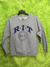 Vintage RIT Rochester Institute of Technology Pullover Sweatshirt USA Large