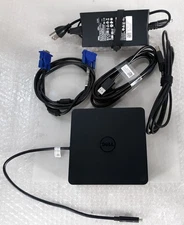 Dell TB16 K16A ThunderBolt Docking Station w/ 130w AC DP USB 3.0 VGA