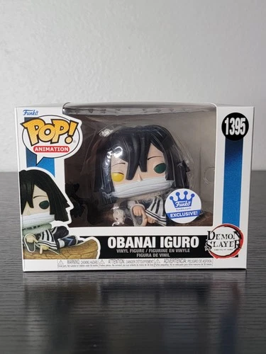 🔥Funko Pop! Demon Slayer: Obanai Iguro #1395 Rare Funko Shop Exc. W/Protector🔥