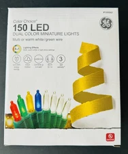 GE Color Choice 150 LED Dual Color Changing 8-in-1 Mini Lights Multi/Warm White