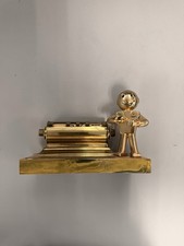 1957 Chrysler Master Techician 6 Year Leadership Award. Brass Calender.