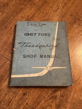 1967 FORD THUNDERBIRD ORIGINAL FACTORY SERVICE MANUAL SHOP REPAIR
