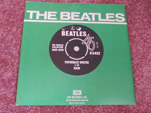 The Beatles Paperback Writer / Rain  1976 UK Reissue 7" 45 Parlophone R5452  EMI