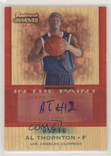 2007 Topps Trademark Moves Ink Red In the Paint /10 Al Thornton #TI-AT Auto wo2