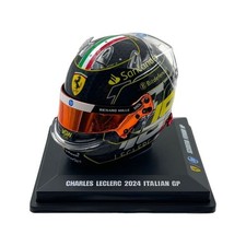 Mini Helmet Looksmart 1/5 Scuderia Ferrari Charles Leclerc #16 Italian GP 2024