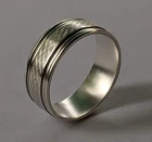 Vintage men's ring sterling silver 925 Size 8 Weight 4.64 g.