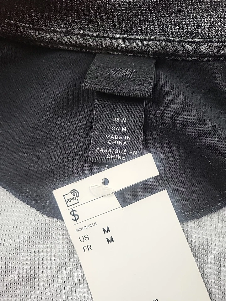 CÁRDIGAN H&M REGULAR FIT Completo Cremallera Frontal Talla Mediana Foto 3 de 4