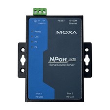 MOXA NPort 5210 2-Port RS-232 Serial Device Server 10/100M Ethernet RJ45 12-48V