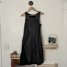 Trouvé Leather And Knit Dress