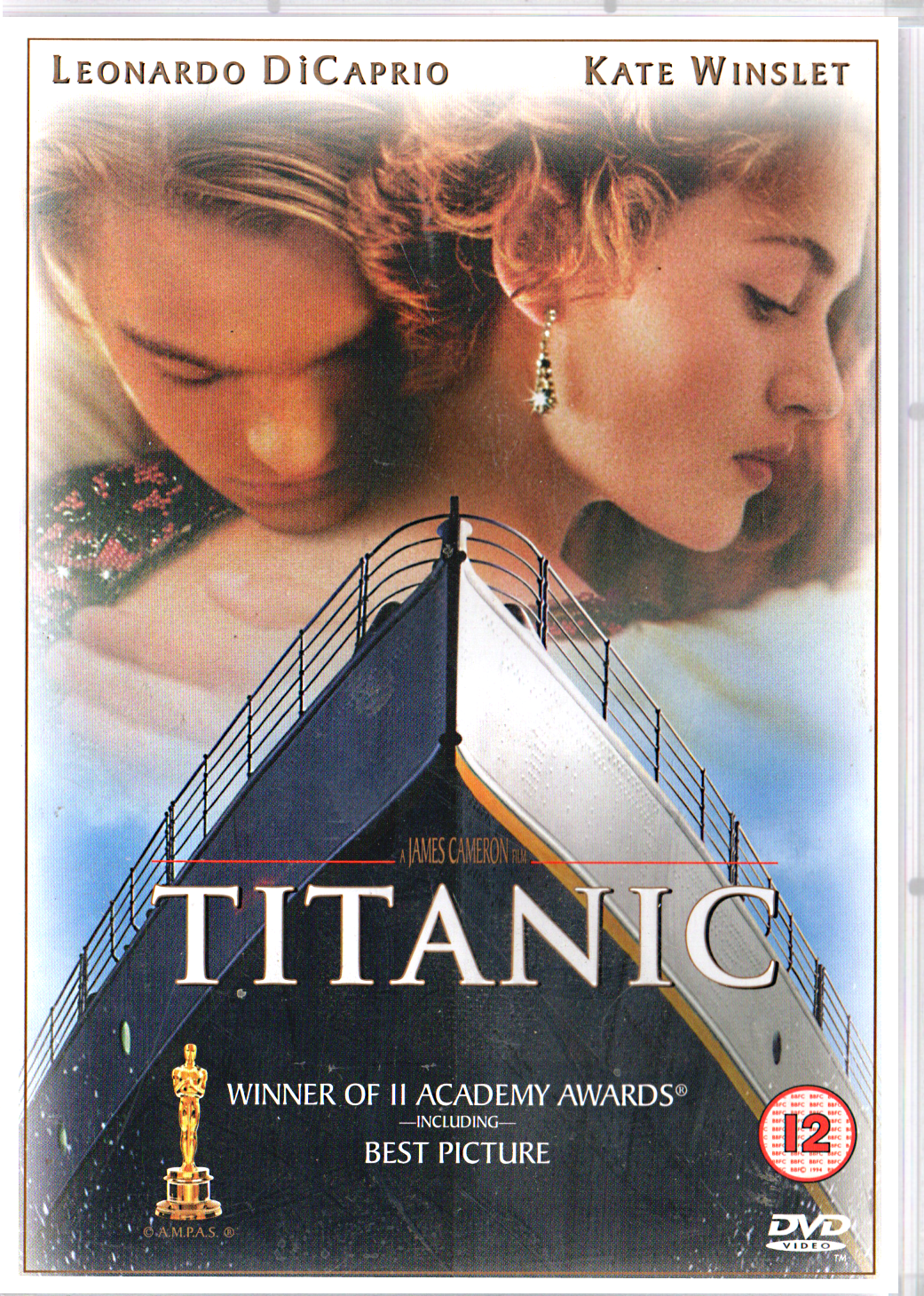 Titanic - DVD - 12 - Romance / Disaster Movie - Leonardo DiCaprio - FAST POST