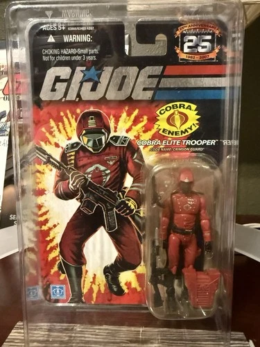 GI Joe 2007 Crimson Guard Foil Cardback with Star ⭐️ Case MOC