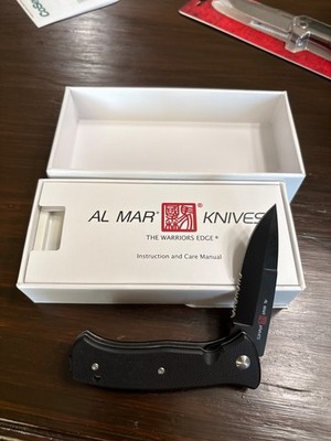 Al Mar SERE 2020 Assisted Folding Knife 3.63'' D2 Tool Steel Blade G10 Handle