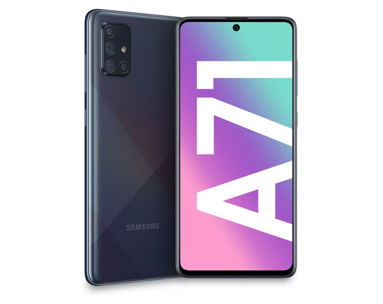 Samsung Galaxy A71 SM-A715F/DS - 128GB - Prism Crush Black (Senza operatore)...