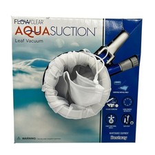NIB Bestway 58657E-BW Flowclear High Power AquaSuction Pool and Leaf Vacuum