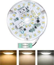 4 Inch Ceiling Fan LED Light Replacement 18W 2100LM, 3CCT 3000 4000 5000K 