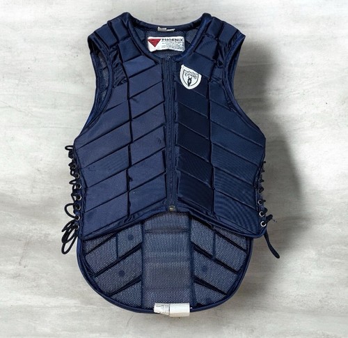 Tipperary Eventer Equestrian Horse Jumping Vest Adult Size 32 XXS Royal Blue