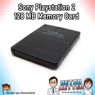 128 MB Memory Card - Sony PS2 Playstation 2 Spielstand Speicherkarte Slim NEU