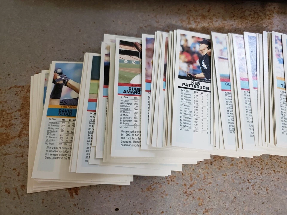 1992 Fleer Wrong Back ERROR Cards Double Printed Fronts YOU PICK - Image 4 of 4