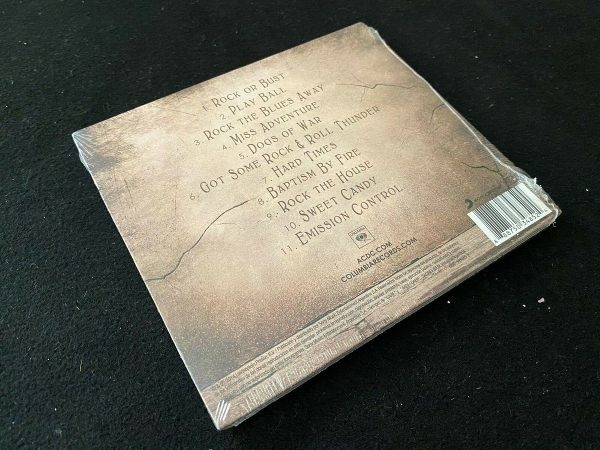 AC/DC ‎– Rock Or Bust (2014) Brand New CD Made Argentina Sealed 3D