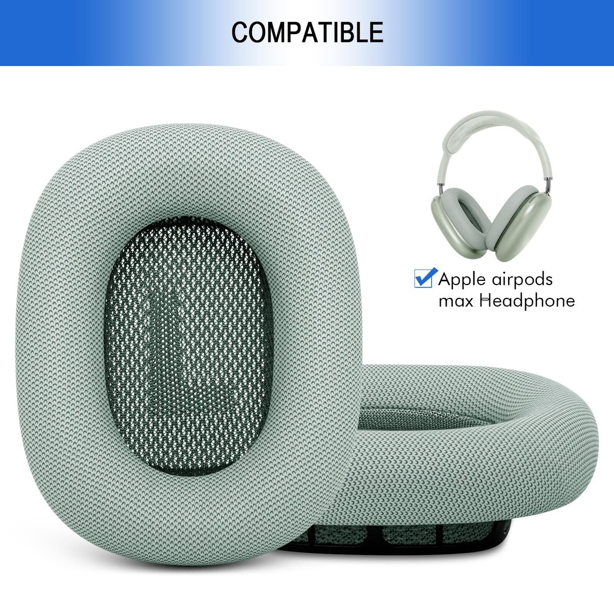 Replacement Ear Cushions for AirPods Max - Upgraded Ear Cups