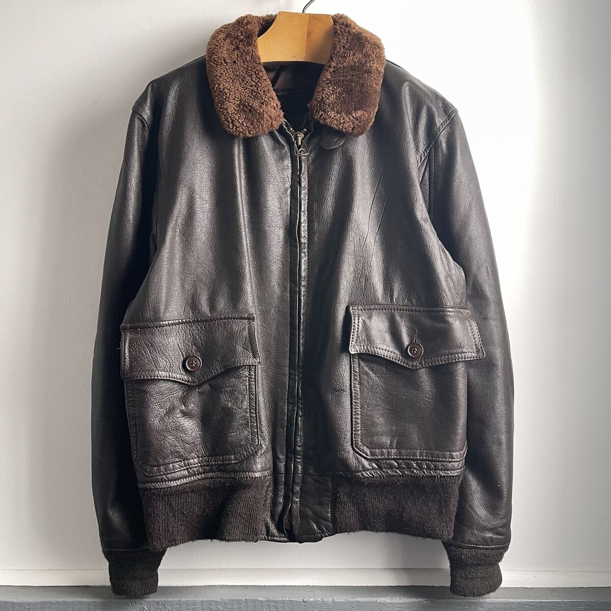 Vintage AVIREX Ltd. Leather Jacket Type G-1 Size Medium Vintage AVIREX Ltd. Leather Jacket Type G-1 Size Medium
