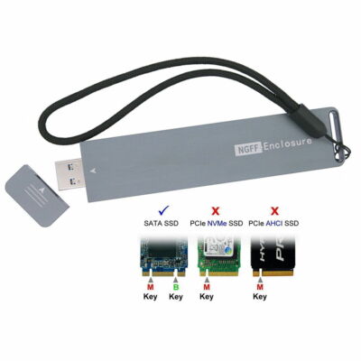 M/B-key NGFF M2 SSD to USB3.0 External PCBA ConveterAdapter Card Flash Disk Type