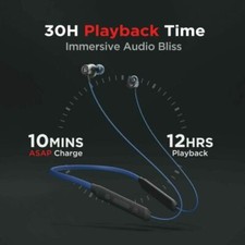 boAt Rockerz Buoyant Blue 205 Pro Bluetooth v5.2 Wireless With Mic Neckband