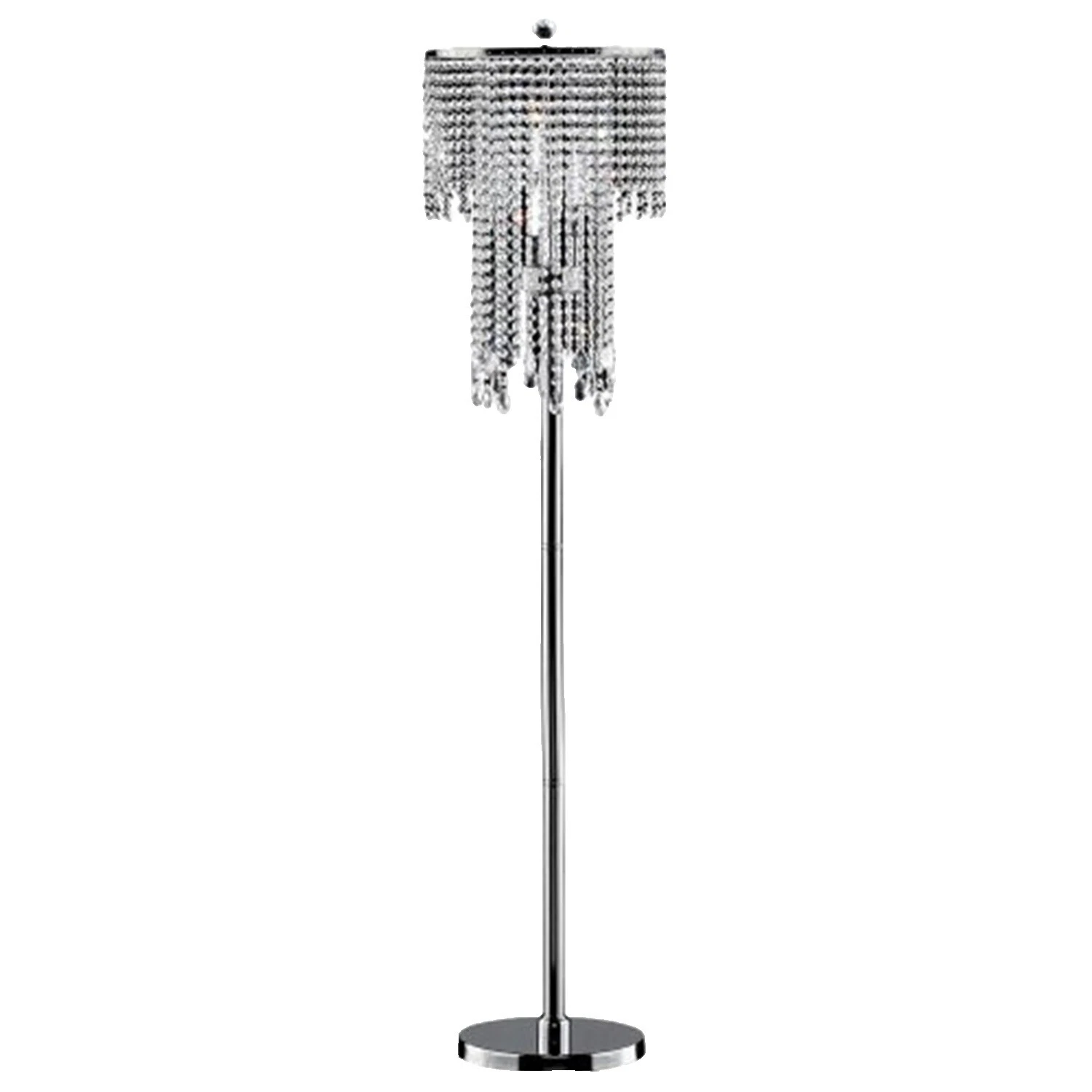 Chrome Contemporary Lamp Shades