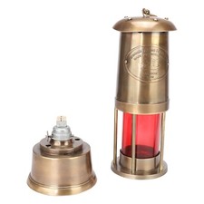 9.5" Antique Oil Lamp Rain Nautical Brass Lamp Oil Lamp For Handmade Home Decor