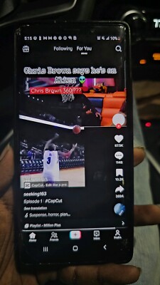 Samsung Galaxy Note 9 with tik tok 