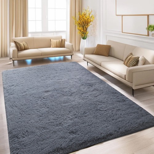 Modern Extra Large Thick Shaggy Rugs Living Room Bedroom Carpet Hallway Runner - Picture 2 of 21