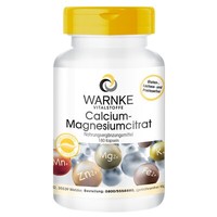 Calcium- Und Magnesiumcitrat - 180 Kapseln, Prima BioverfüGbar | Vegan | Warnke
