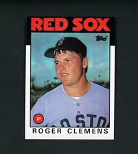 Roger Clemens 1986 Topps - Boston Red Sox #661 NM-MT+