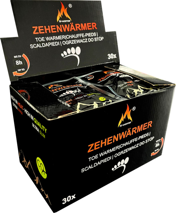 30 PREMIUM extra warme Zehenwärmer Schuhwärmer Sohlenwärmer Wärmepad hi-warmer