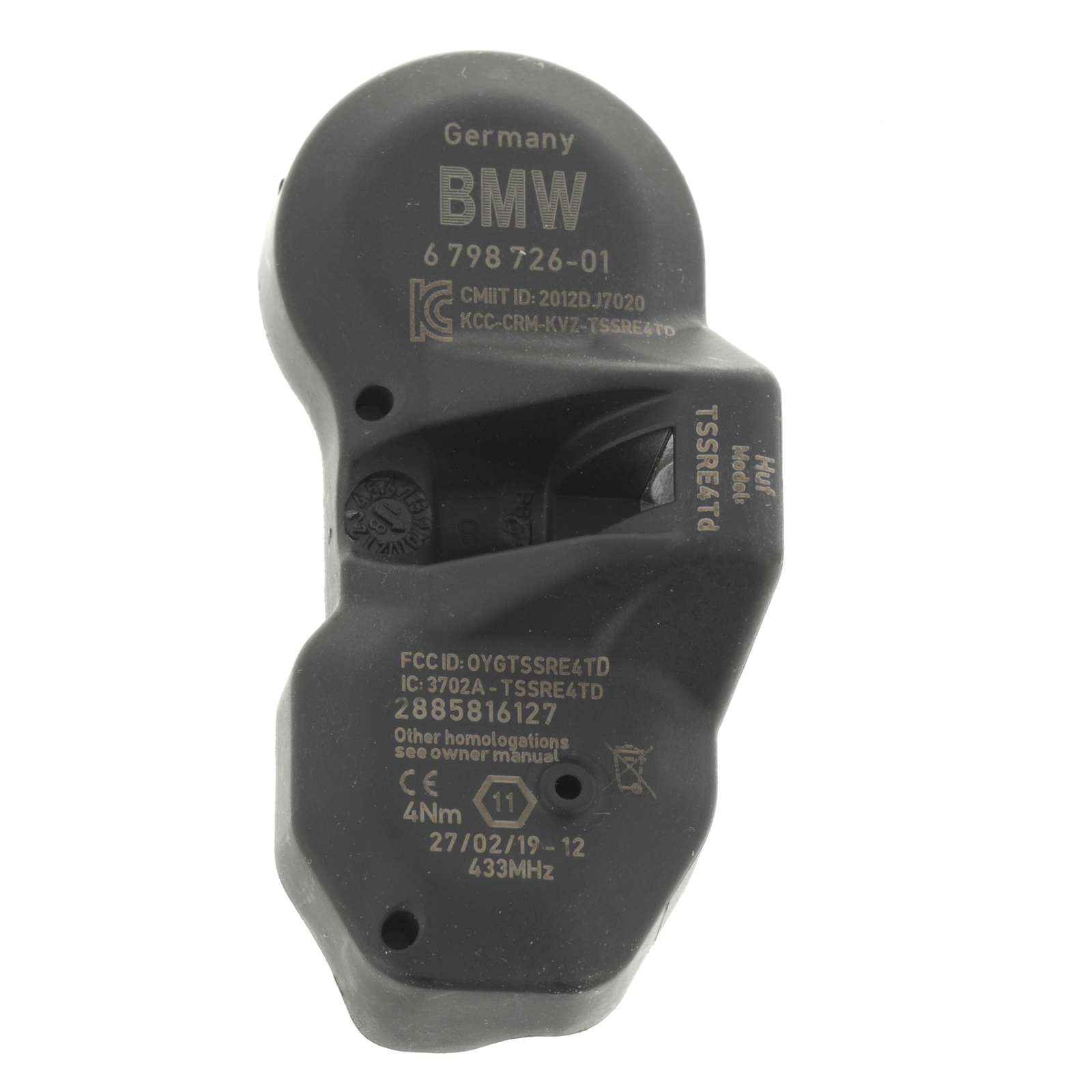 GENUINE ROLLS ROYCE Phantom BMW Tire Pressure Monitor Sensor 36-23-6-798-726