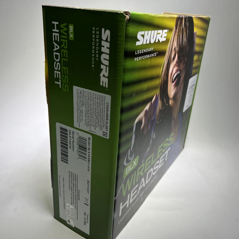 Shure BLX14 Wireless Headset System with SM31 Microphone - Image 2 of 3