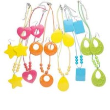 Necklace  Earring Set Fashion Costume Jewelry Sold Per Lot Of 6 Sets