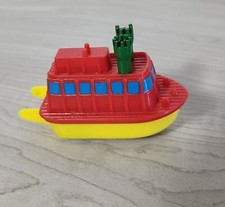 Wind Up Red Tugboat Working Condition WR1