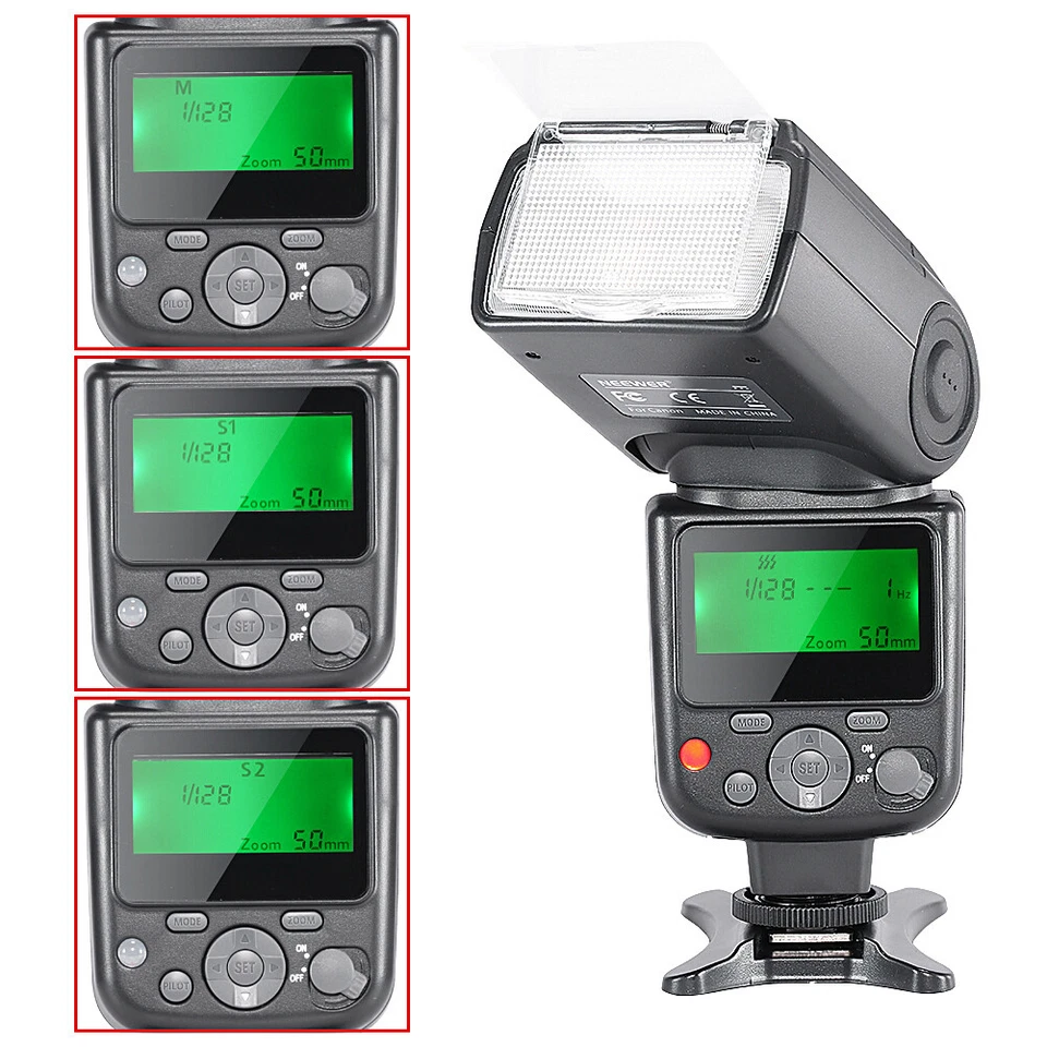 NEEWER NW-670 TTL Flash Speedlite with LCD Display for Canon EOS 700D 650D 600D - Image 4 of 4