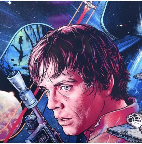 BNG Martin Ansin Star Wars Empire Strikes …Saga Cont. Layered Acrylic Panel COA - Picture 4 of 12